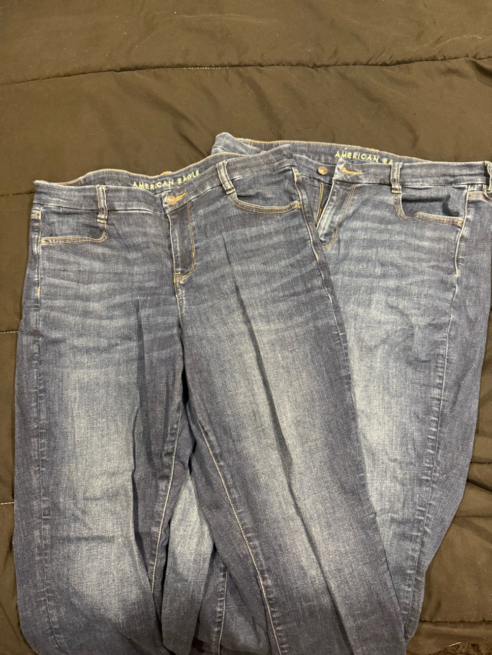 Dark Blue Curvy High Rise Jegging